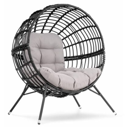 Садовое кресло Arancia черно-серый